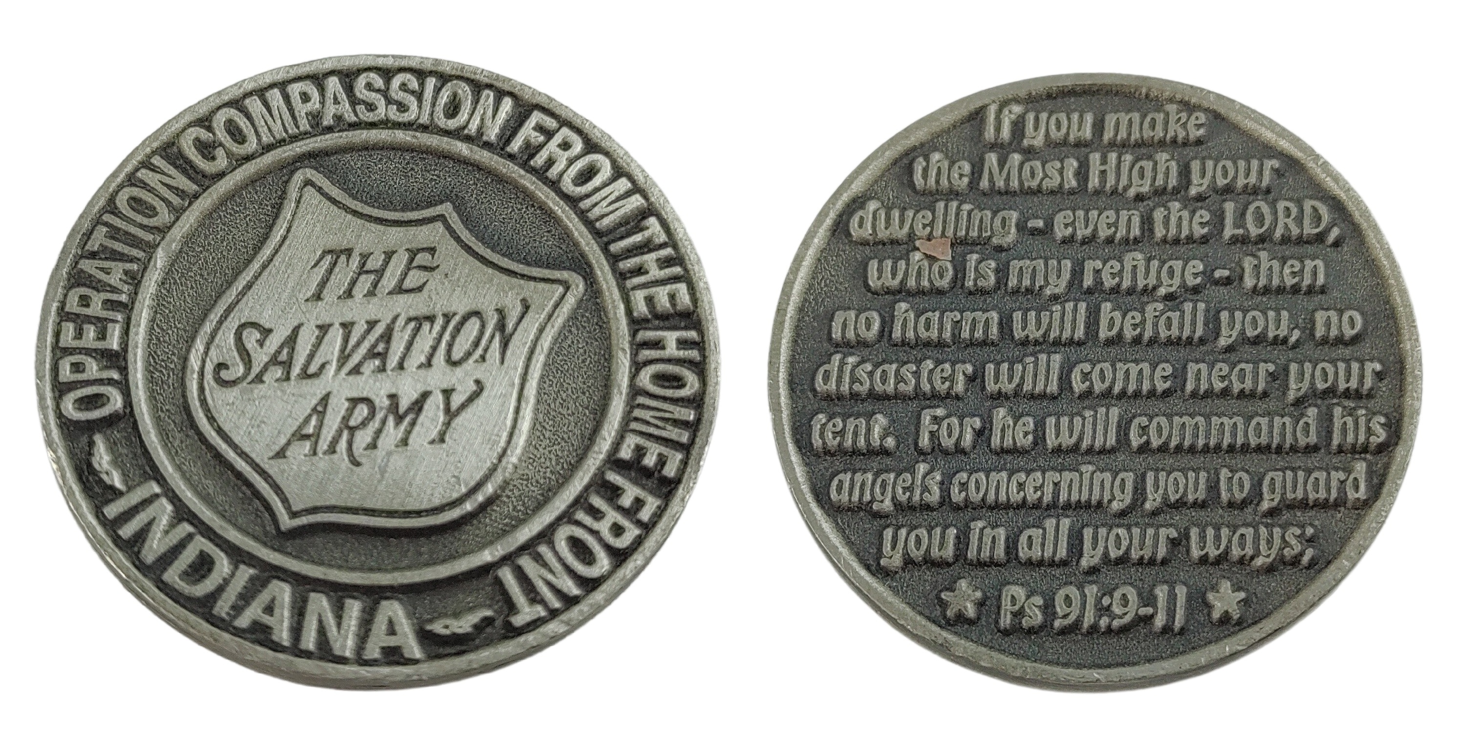 Pamětní ražená mince OPERATION COMPASSION FROM THE HOME FRONT INDIANA