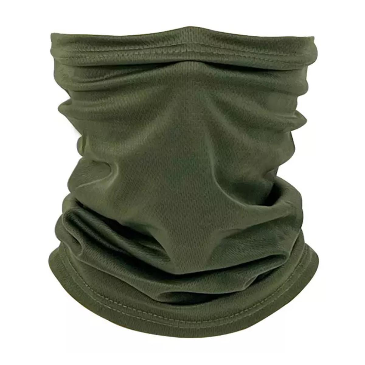 Nákrčník multifunkční šátek na krk Neck Scarf CMG® Olive Green