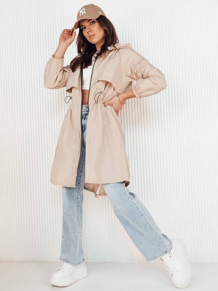 Dámská bunda parka WOLINA béžová Dstreet