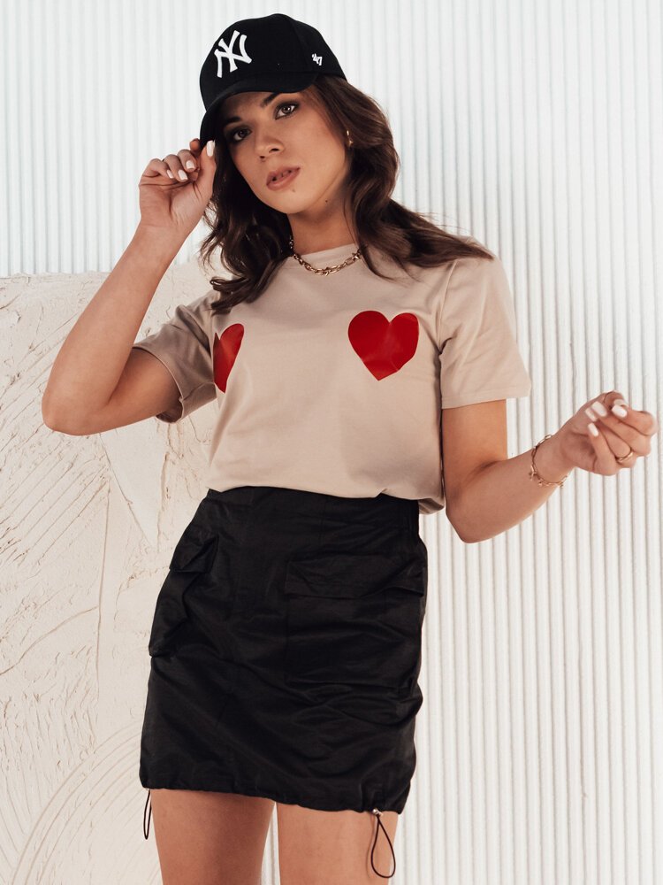 PALIS dámské tričko béžové Dstreet