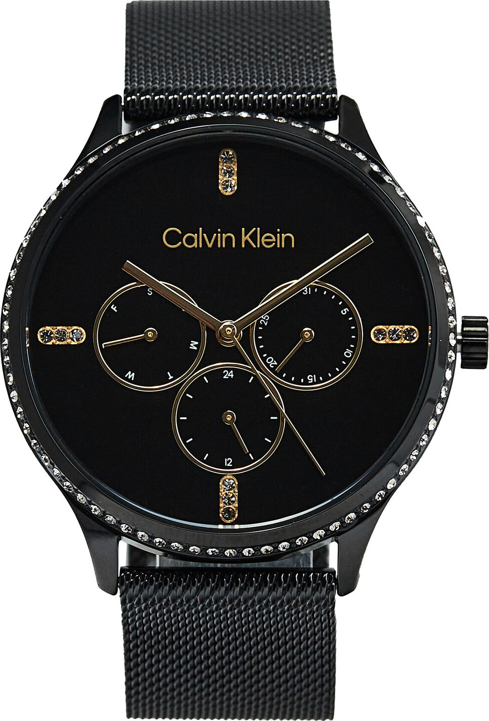 Hodinky Calvin Klein Dress 25200369 Black/Black
