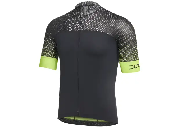 Dotout Hybrid pánský dres krátký rukáv Black/Fluo Yellow vel. L