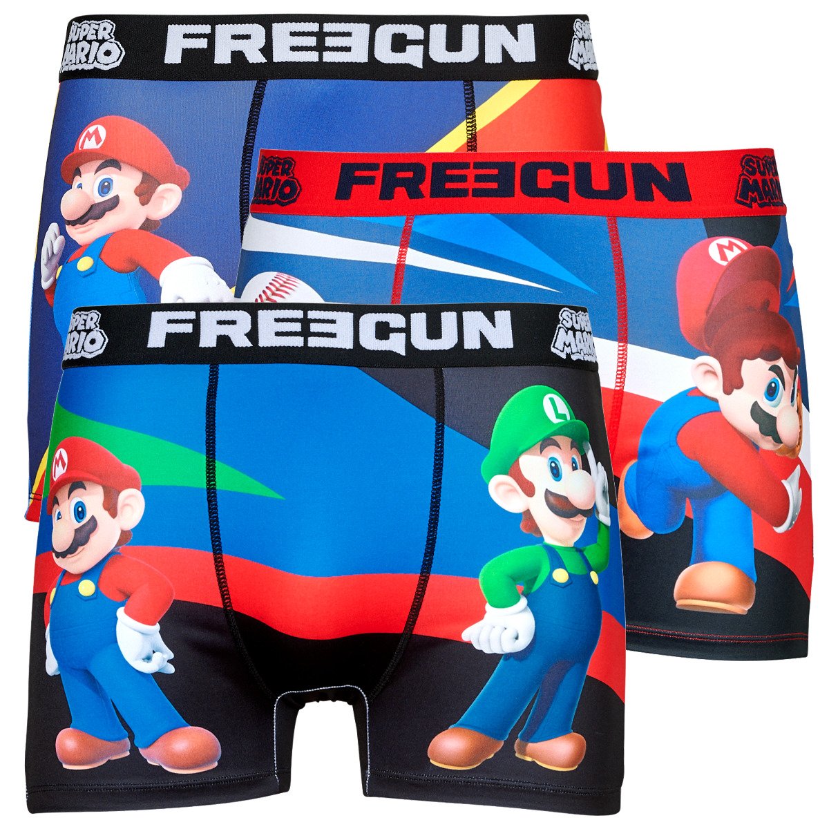 Freegun  BOXERS X3  ruznobarevne