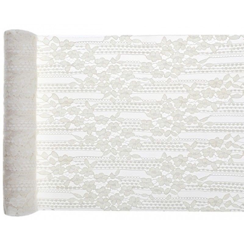 Šerpa stolová krajka Ivory