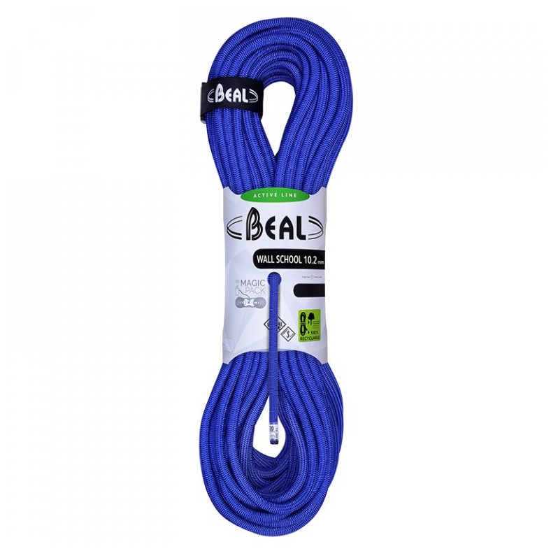Lezecké lano Beal Wall School 10,2 mm (30 m) Barva: modrá