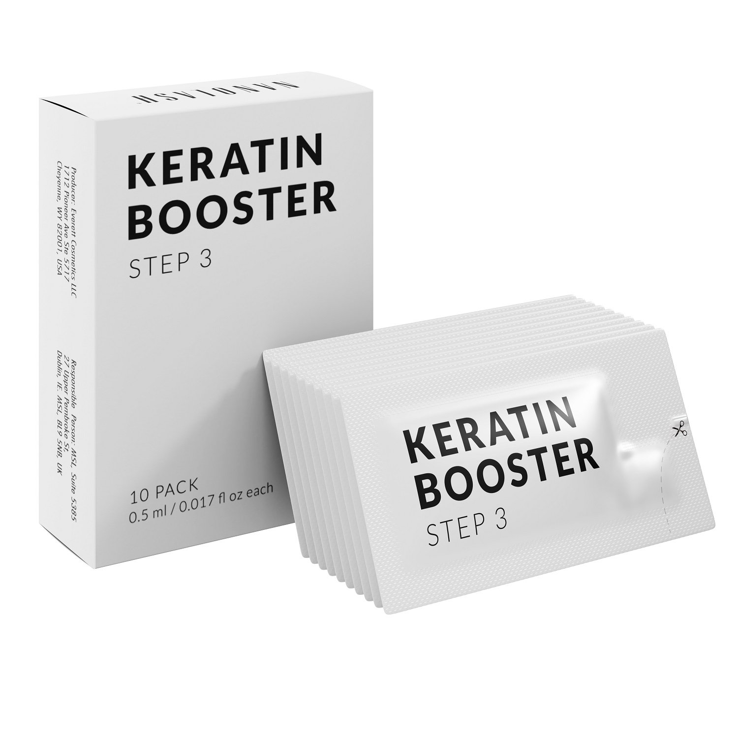 Nanolash Step 3 Keratin Booster Step 3 - keratinový kondicionér pro lifting a laminaci řas