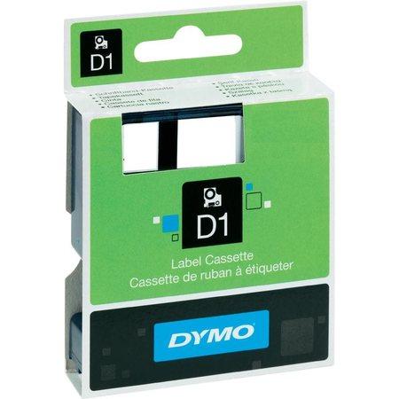 Páska do štítkovače Dymo D1, 45021, S0720610, černá/bílá, 12 mm 776850