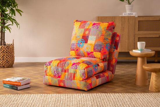 Atelier del Sofa 1-Seat Sofa-Bed Taida 1 - Seater - Patchwork Multicolor