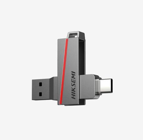 HIKSEMI Flash Disk 64GB Dual, USB 3.2 (R:30-150 MB/s, W:15-45 MB/s), HS-USB-E307C(STD)/64G/U3/NEWSEMI