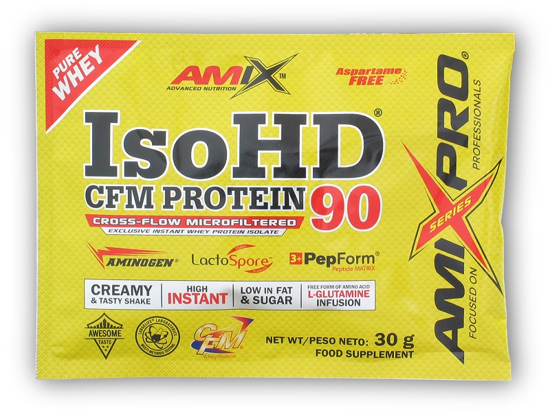 Amix Pro Series IsoHD 90 CFM Protein 30g akce sáček Varianta: double dutch chocolate