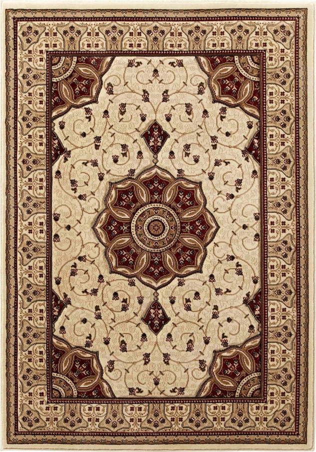 Krémovo-hnědý koberec Think Rugs Heritage, 120 x 170 cm