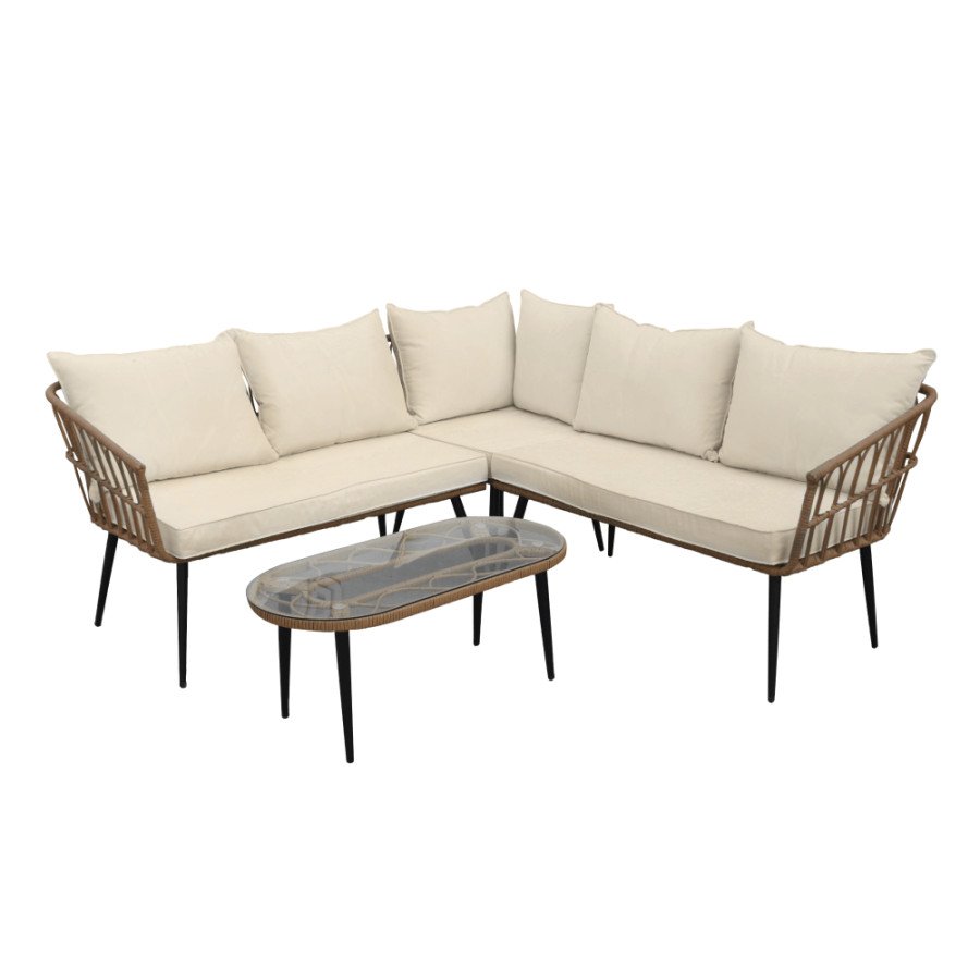 Tempo Kondela Zahradní ratanový set ARALY