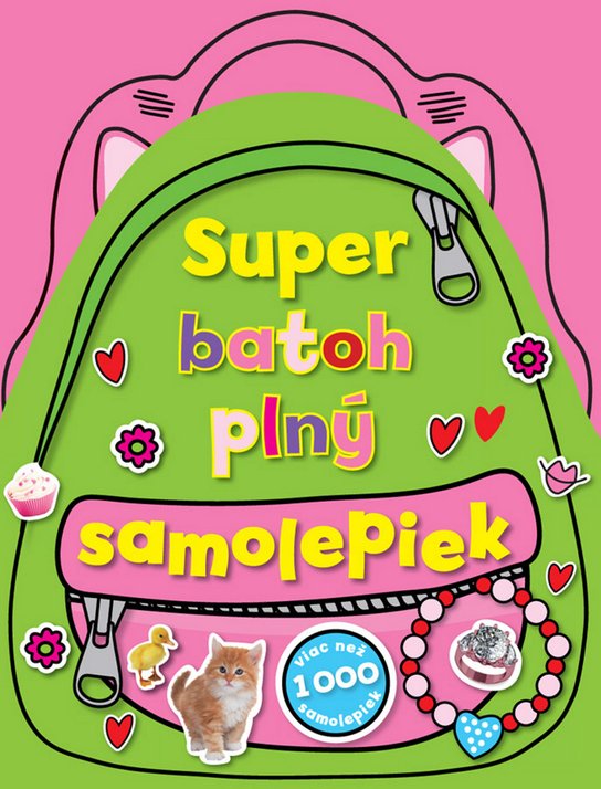 Super batoh plný samolepiek