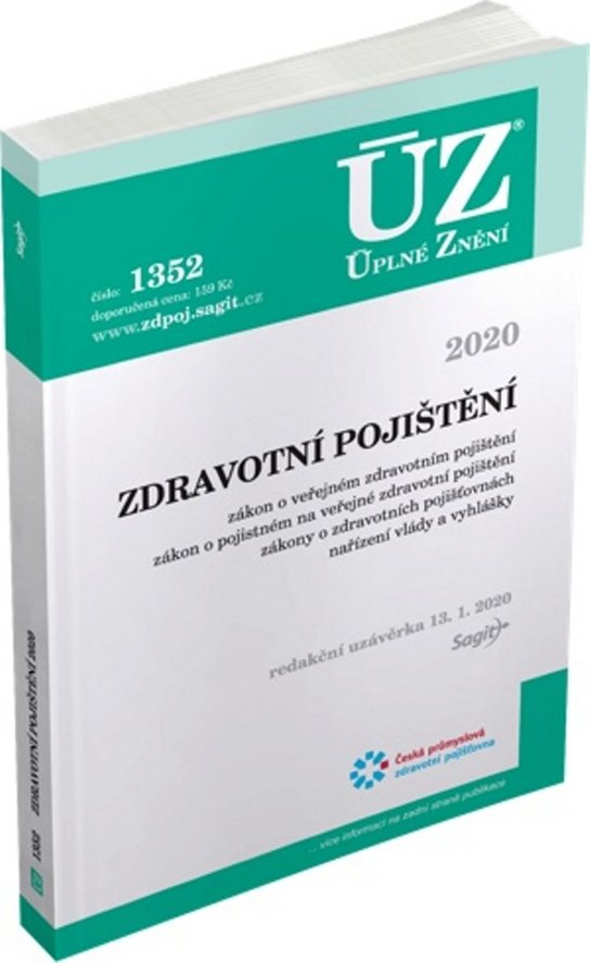 ÚZ 1352 Zdravotní pojištění 2020