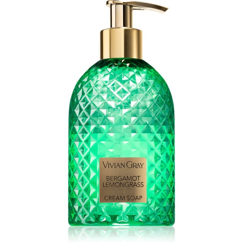 Vivian Gray Gemstone Bergamot & Lemongras krémové mýdlo 300 ml