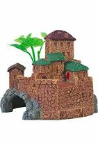 Akvarijní dekorace MEDIEVAL Vesnice S 8cm Zolux sleva 10%