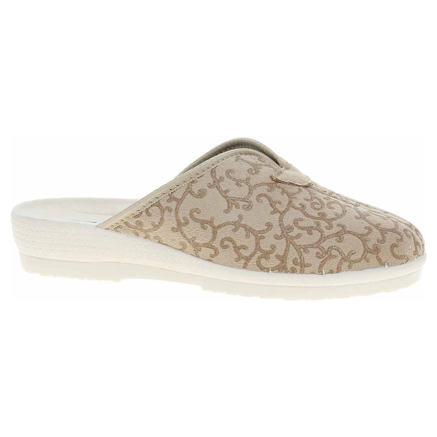 Ecco Dámské domácí pantofle Rogallo 3340-015 béžová 23500720