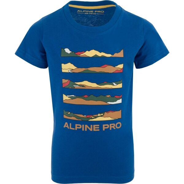 ALPINE PRO IKEFO Dětské triko, modrá, velikost