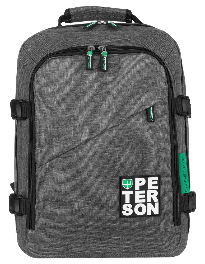 Peterson Cestovní batoh Largebrow šedo-zelená One size