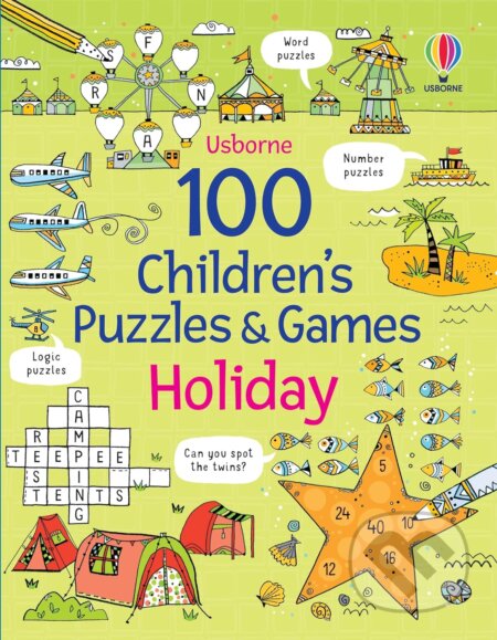 100 Children's Puzzles and Games: Holiday - Phillip Clarke, Pope Twins (Ilustrátor)