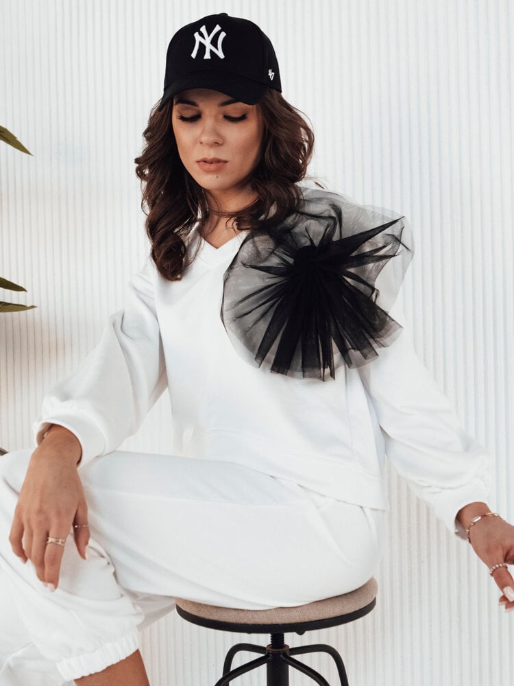 FILAN ecru dámská mikina Dstreet