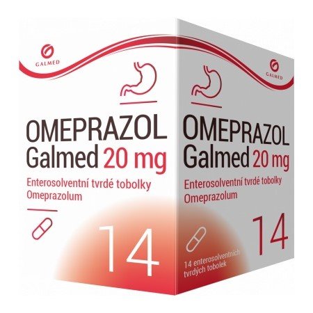 Omeprazol Galmed 20mg 14 tobolek