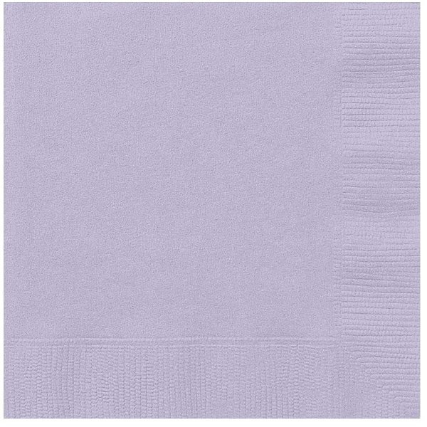 Ubrousky papírové levandulové 33 x 33 cm 20 ks