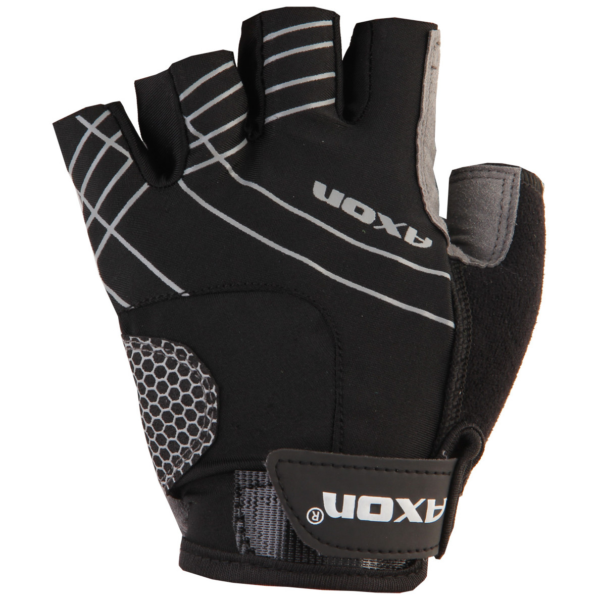 Cyklistické rukavice Axon 195 Velikost: L / Barva: černá
