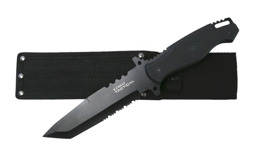Taktický nůž SWAT Tanto s pouzdrem Kombat® Tactical HK6211-120B