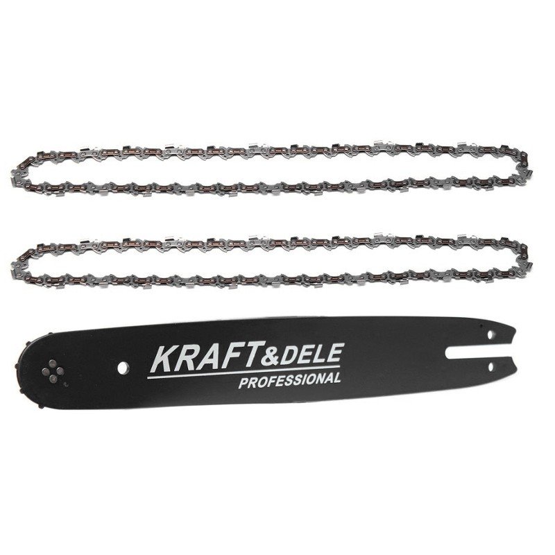 Kraft&Dele KD10150 vodící lišta + 2 řetězy 35cm 14