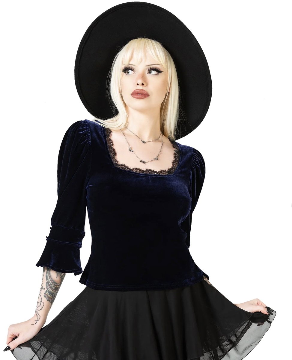 tričko dámské - Dottie Dottie Velvet - KILLSTAR - KSRA010736 XS