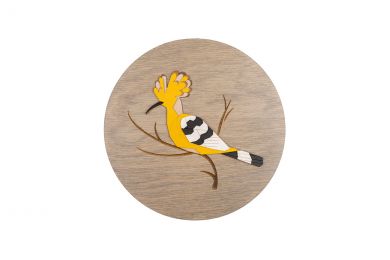 Dřevěná dekorace Hoopoe Wooden Image