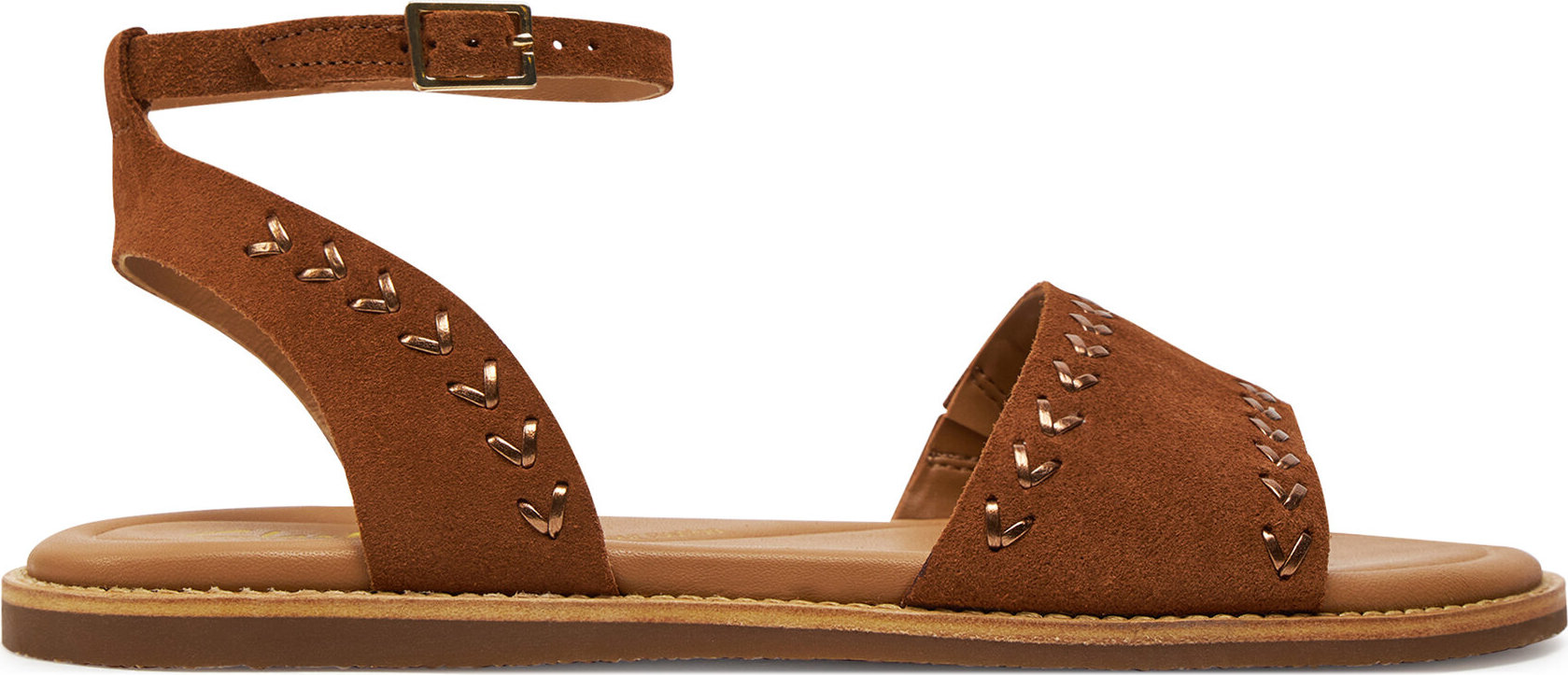 Sandály Clarks Maritime May 26176291 Tan Suede