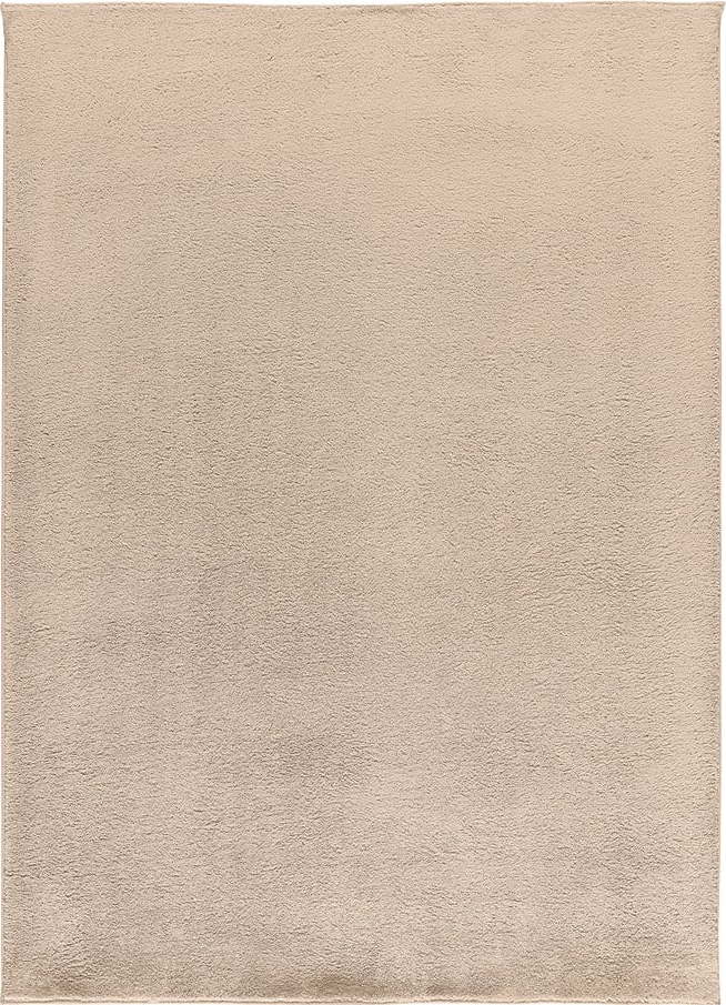 Béžový koberec z mikrovlákna 120x170 cm Coraline Liso – Universal