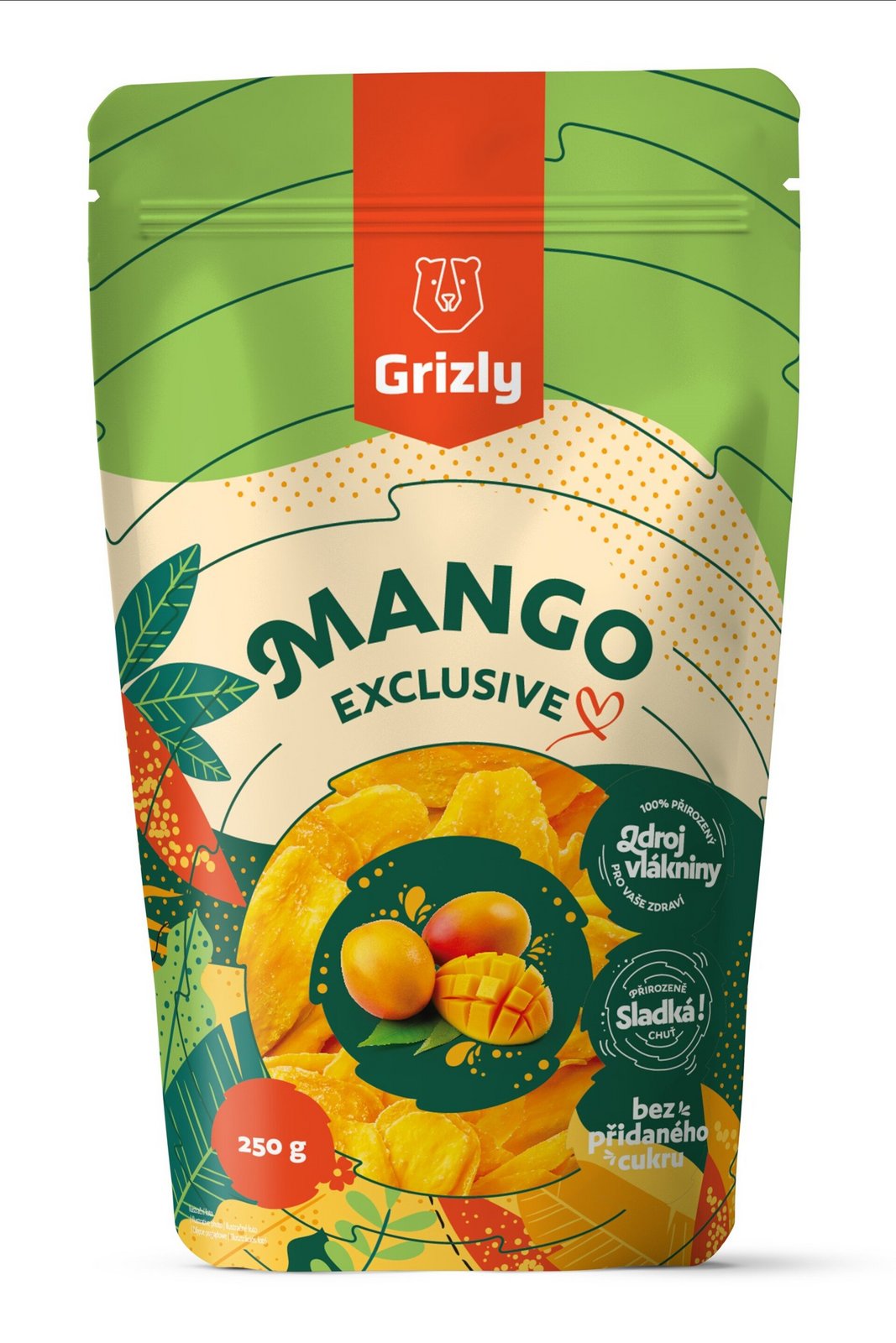 GRIZLY Mango sušené exclusive 250 g