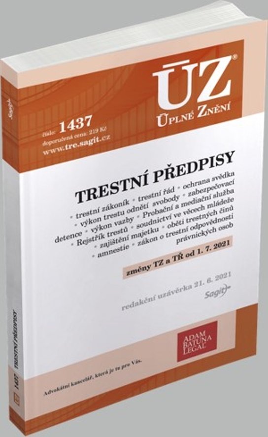ÚZ 1437 Trestní předpisy