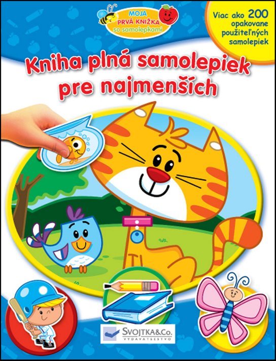Kniha plná samolepiek pre najmenších