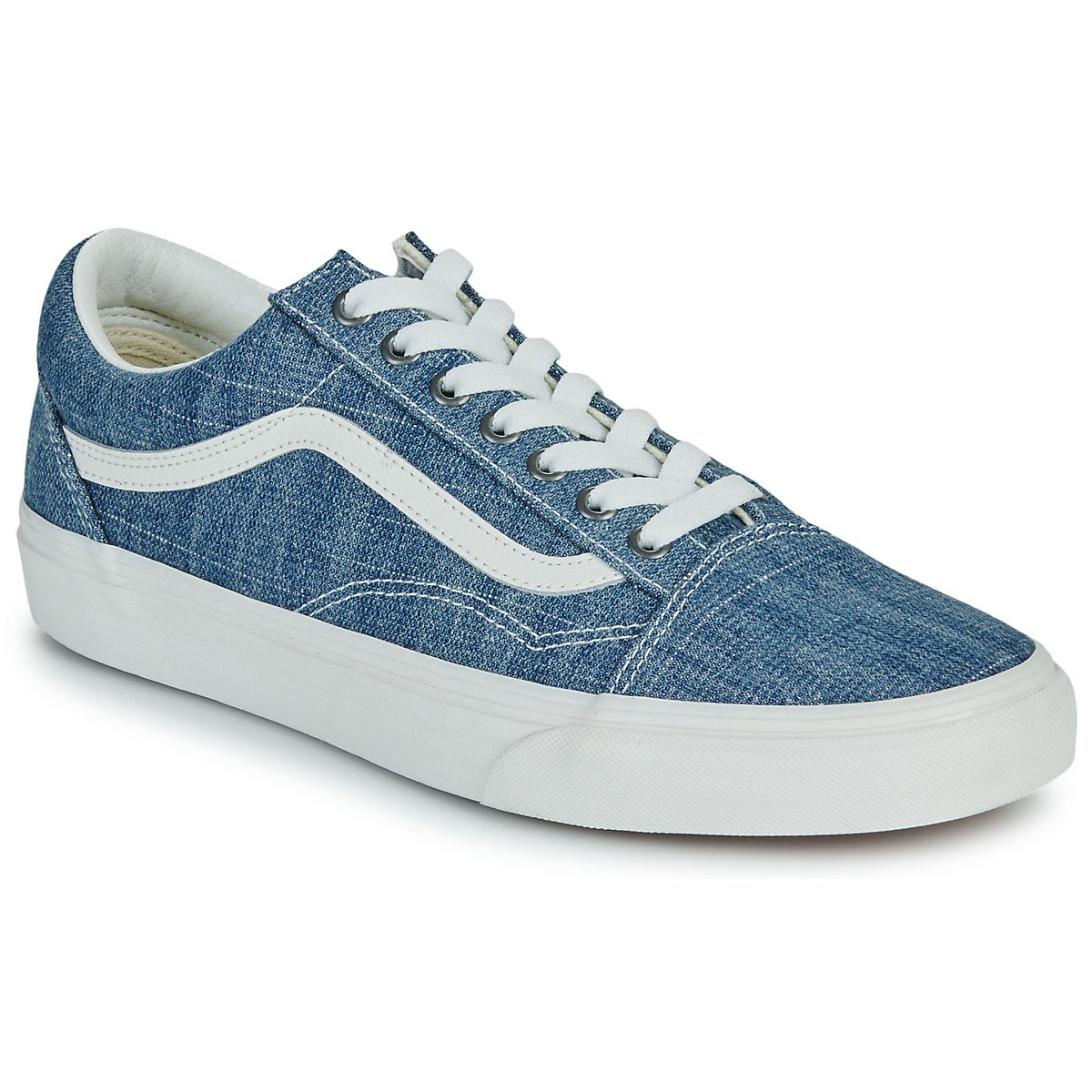 Vans  Old Skool THREADED DENIM BLUE/WHITE  Modrá