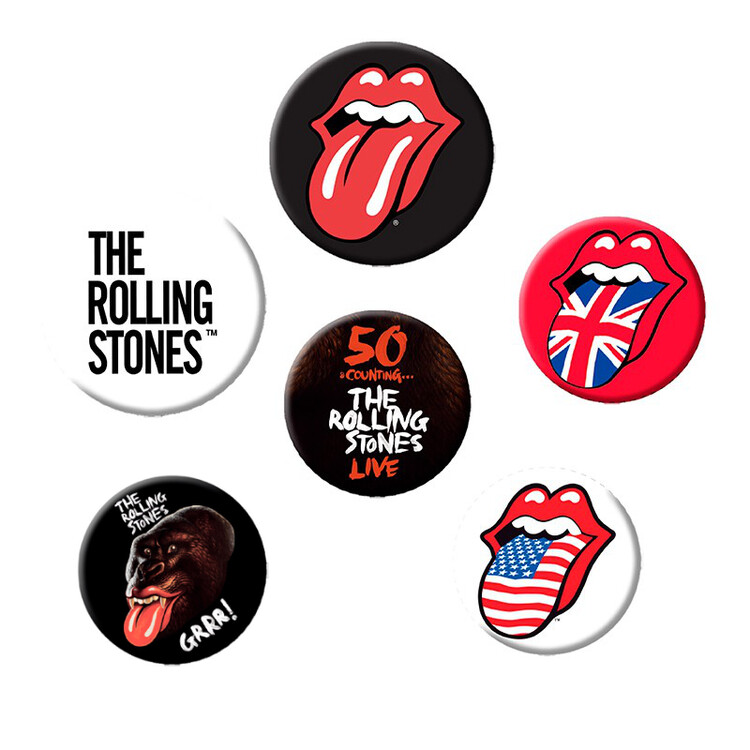 GB EYE Plackový set Rolling Stones
