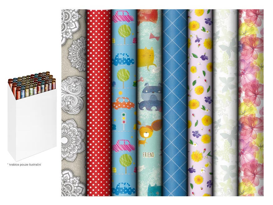 MFP 5811796 Balící papír role 200x70 mix č.10