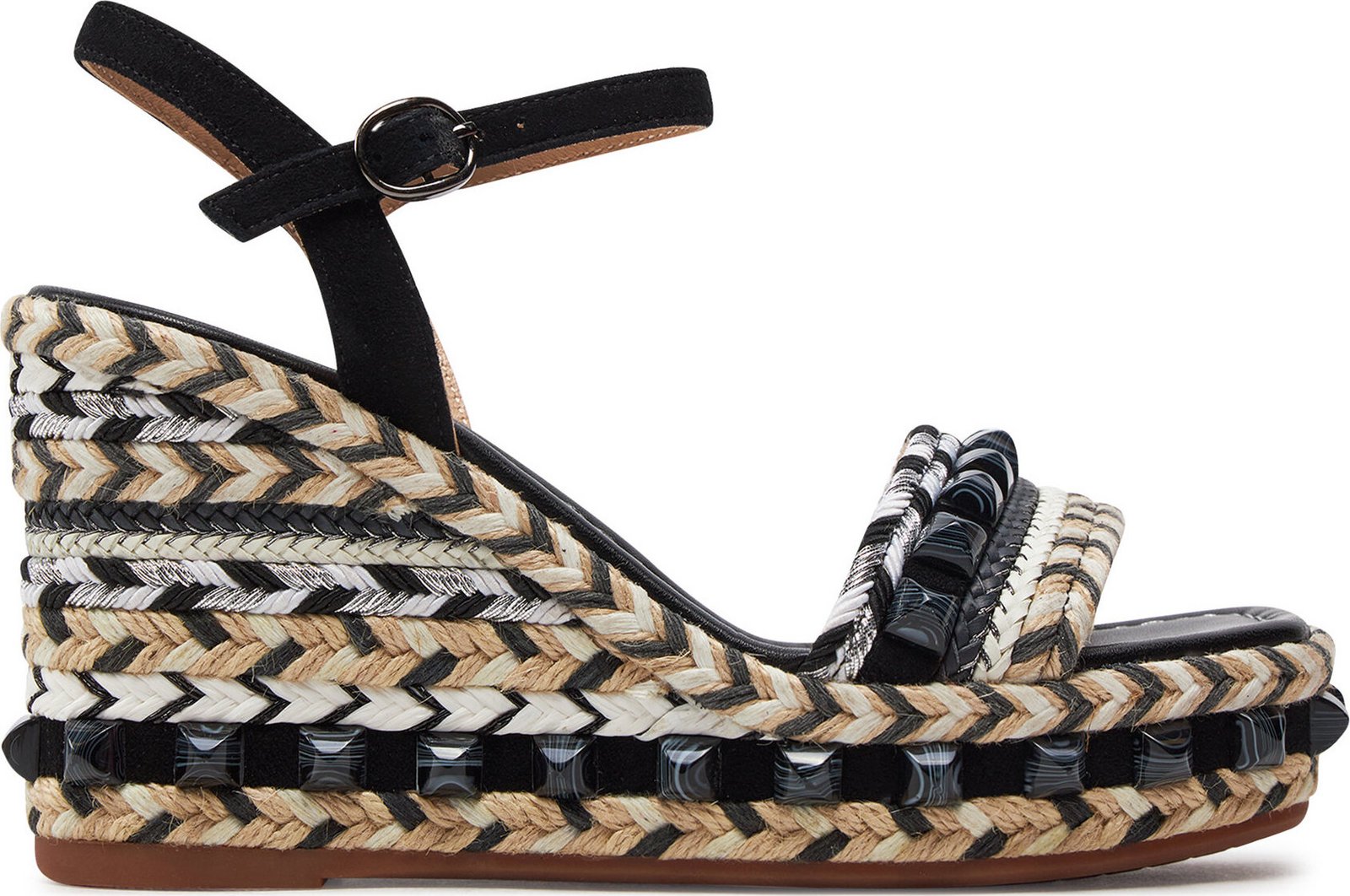 Espadrilky Alma En Pena V240951 Suede Black