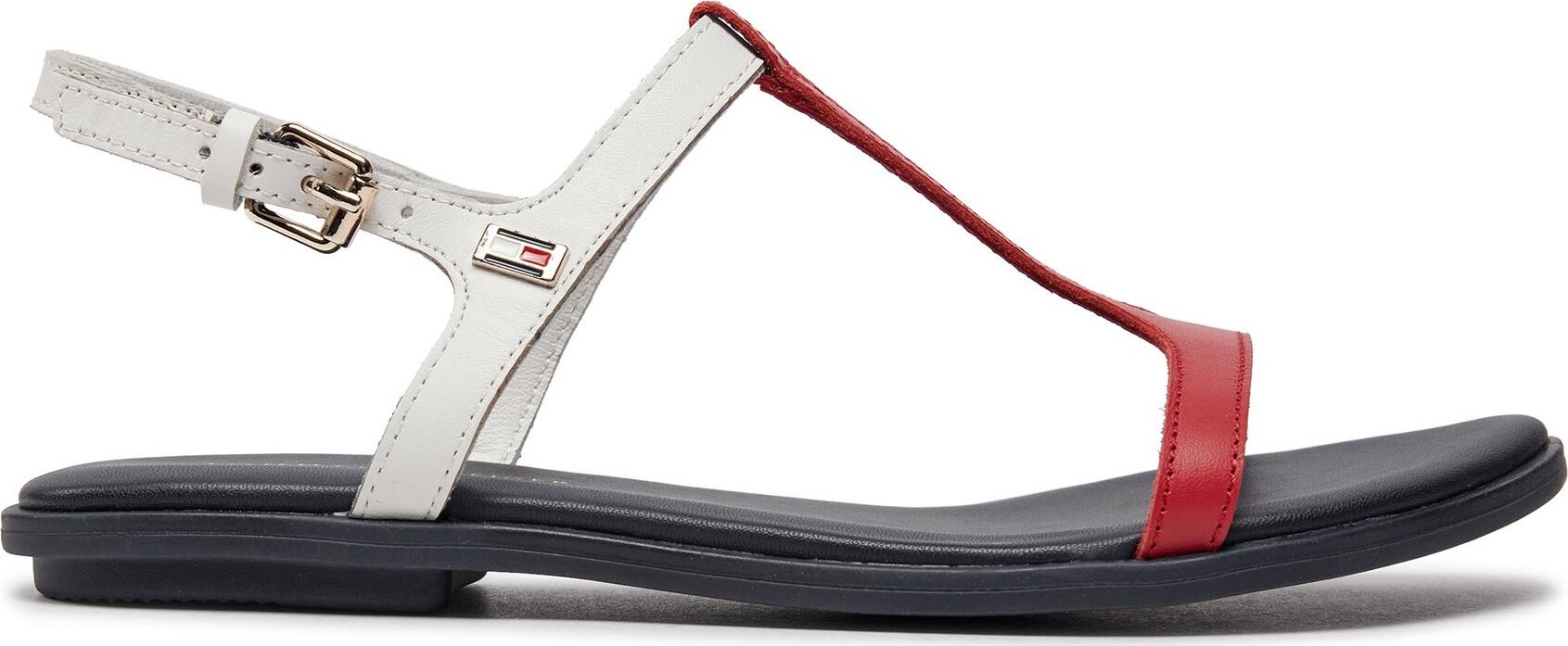 Sandály Tommy Hilfiger Th Flat Sandal FW0FW07930 Red White Blue 0G0