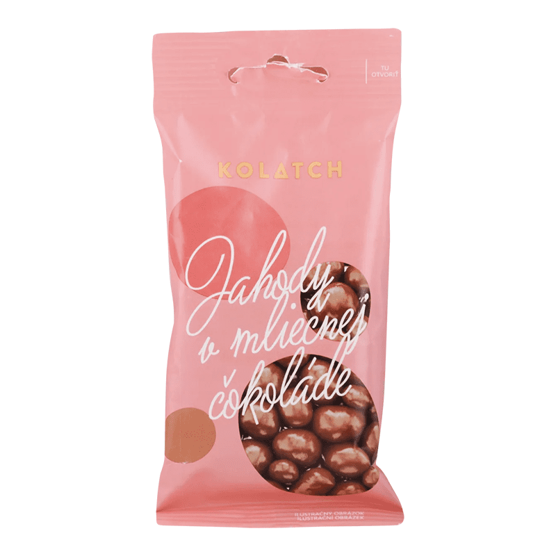 KOLATCH BIO Jahody v mléčné čokoládě 35g 35g