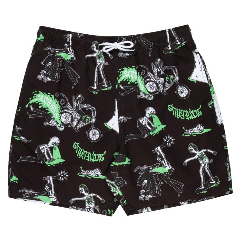 koupáky SANTA CRUZ - Scene Report Swimshort Black (BLACK)
