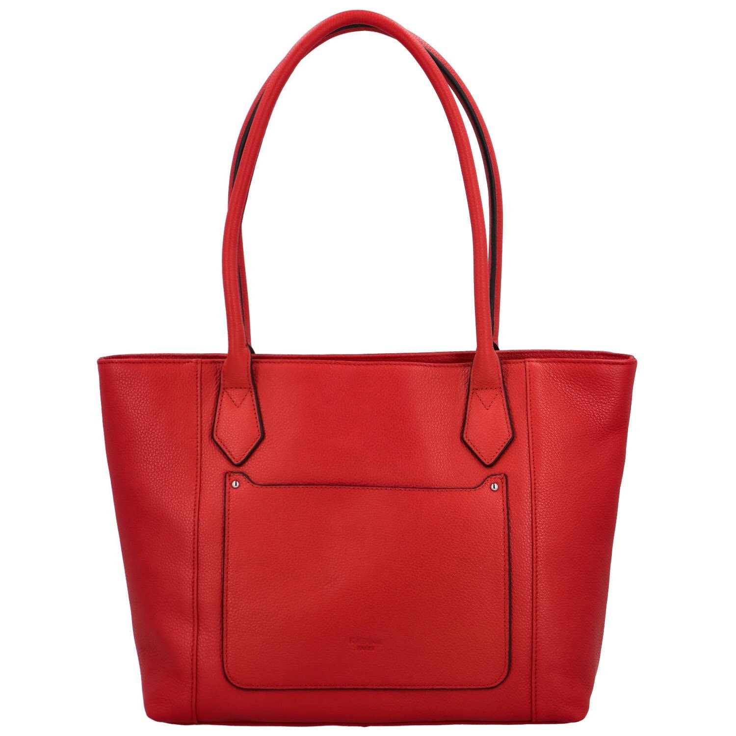 Dámská kožená kabelka přes rameno červená - Katana Peas červená