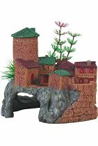 Akvarijní dekorace MEDIEVAL Vesnice M 10cm Zolux sleva 10%
