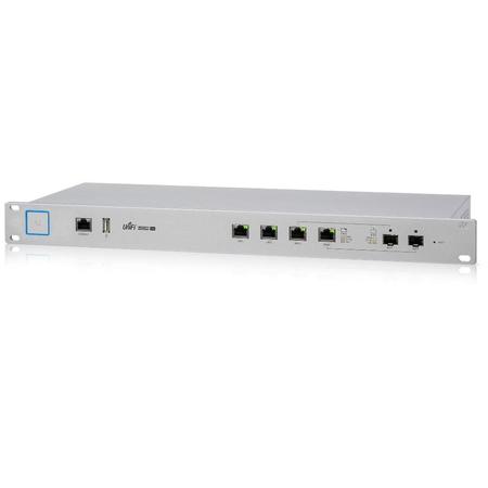 Ubiquiti UniFi Security Gateway Pro - Router, 4x 1Gbit RJ45, 2x 1Gbit SFP, CPU dual core 1GHz, RAM 2GB, DPI, IPS/IDS, USG-PRO-4