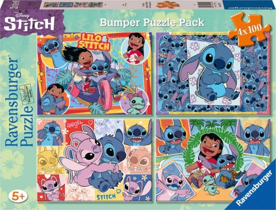 RAVENSBURGER Puzzle Lilo a Stitch 4x100 dílků