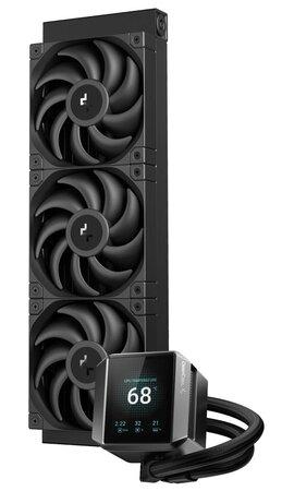 DEEPCOOL vodní chladič MYSTIQUE 360 / 3x120mm fan / ARGB / Intel i AMD / černý, R-LX750-BKDSNMP-G-1