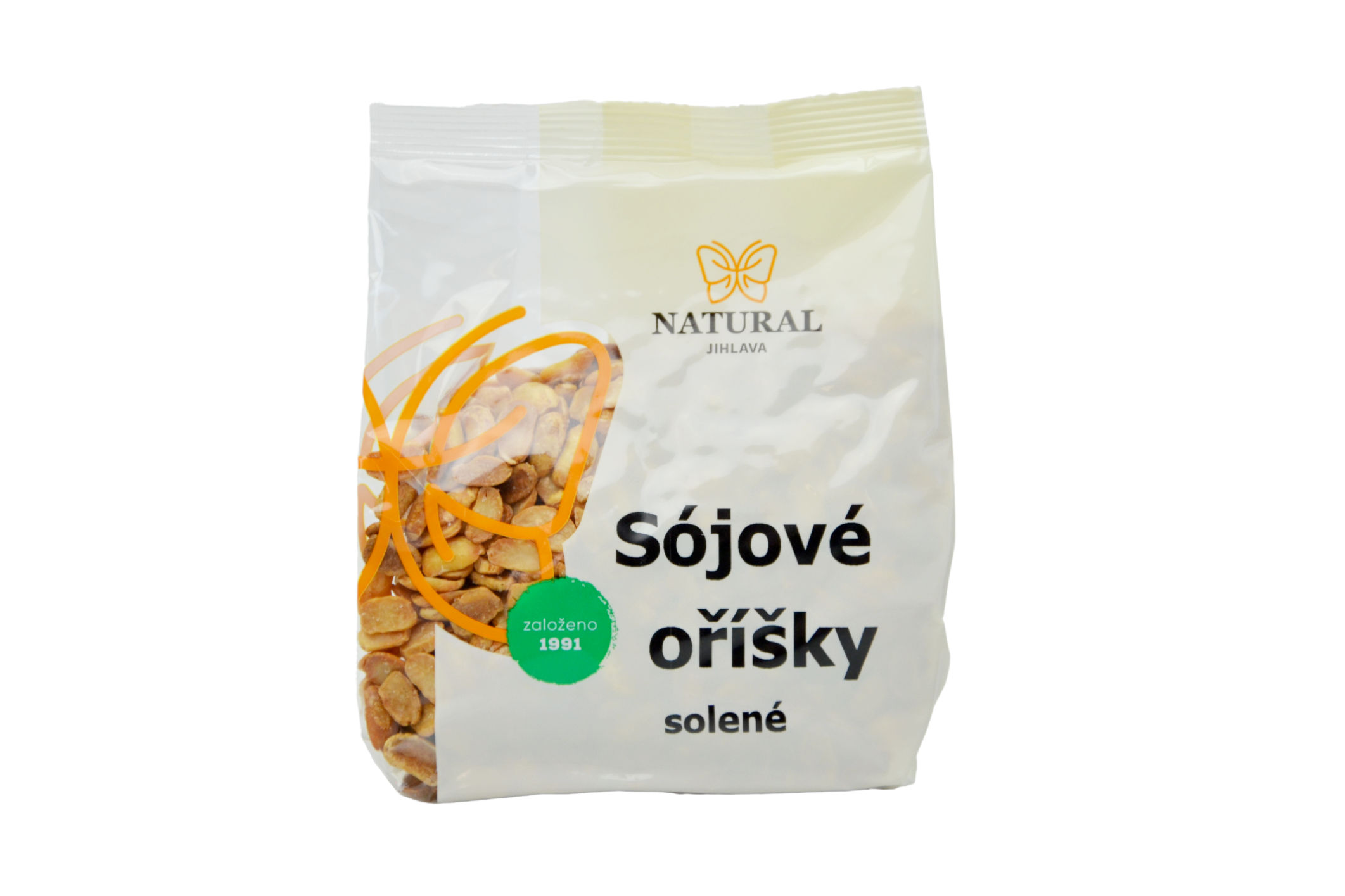 Natural Jihlava Oříšky sójové pražené solené - Natural 150g 40 ks